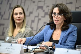 Patrícia Blanco coordenou o debate nesta quarta-feira (Foto: Andressa Anholete/Agência Senado)