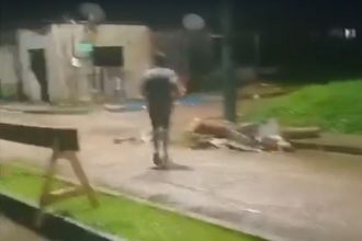 A vítima sofreu ferimentos graves na cabeça e não resistiu aos ferimentos (Foto: WhatsApp/Reprodução)