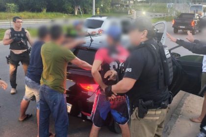 Arilson Silva de Lima, 30, e Rodrigo Mendonça Macedo, 24, foram presos pela Polícia Civil (Foto: WhatsApp/Reprodução)