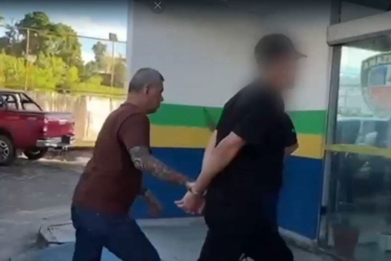 O jovem de 21 anos foi preso em Manacapuru, a 68 km da capital (Foto: Divulgação)