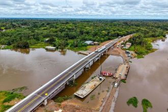 Ponte sobre o Rio Autaz Mirim, na BR-319 (Foto: Divulgação)