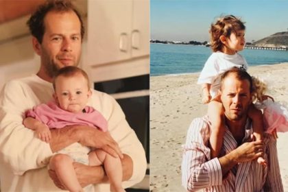 Bruce Willis em momento com netos: homenagem da ex-esposa (Fotos: @demimoore/Instagram/Reprodução)