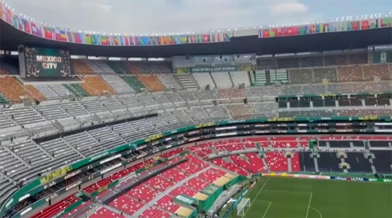 Estádio Azteca é recordista em partidas de Copa do Mundo: 19 (Imagem: YouTube/Reprodução)