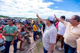 Ipixuna, visita de Eduardo Braga e Omar Aziz