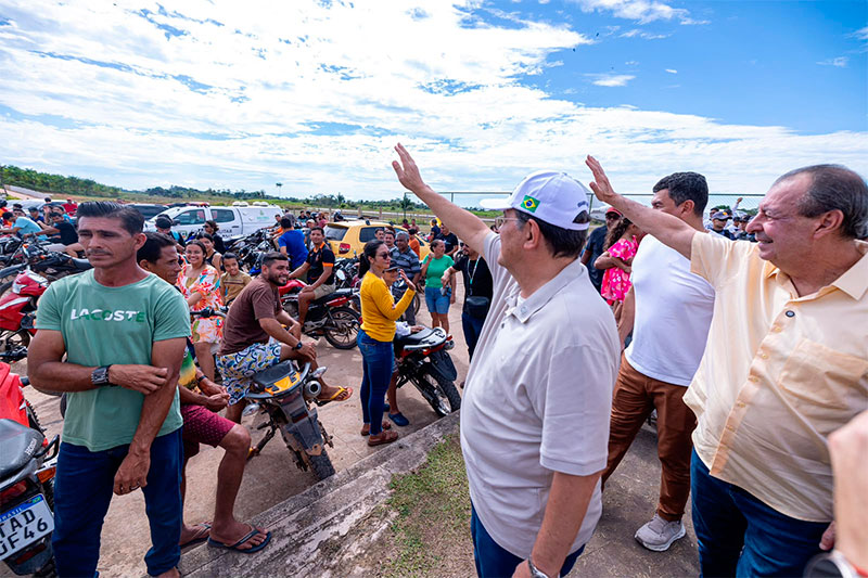 Ipixuna, visita de Eduardo Braga e Omar Aziz