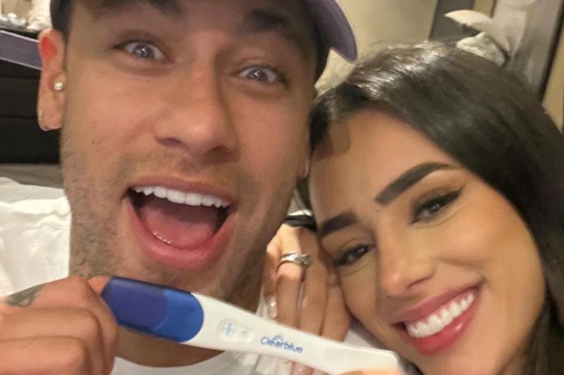 Neymar e Bruna Biancardi anunciaram espera do terceiro filho (Foto: Instagram/@brunabiancardi/Reprodução)