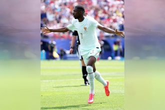 Dembélé fez os 3 gols da vitória da França sobre a Noruega nesta sexta-feira (Foto: Fifa World Cup Media/X)