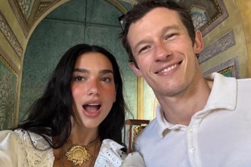 Dua Lipa e Callum Turner se casaram em Londres (Foto: Instagram/Reprodução)
