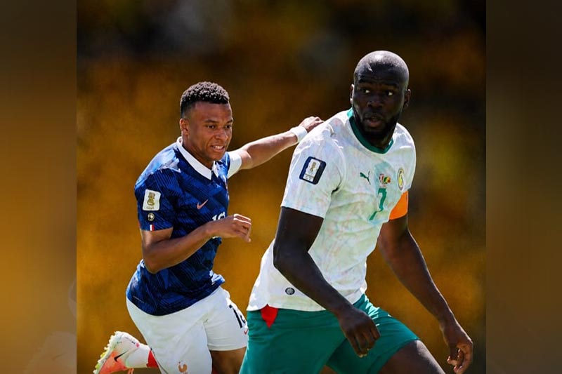 Mbappé abriu o placar na vitória da França sobre Senegal (Foto: Fifa World Cup Media/X)