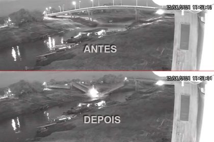 Ponte desaba no Acre