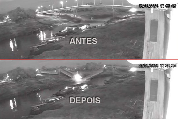 Ponte desaba no Acre
