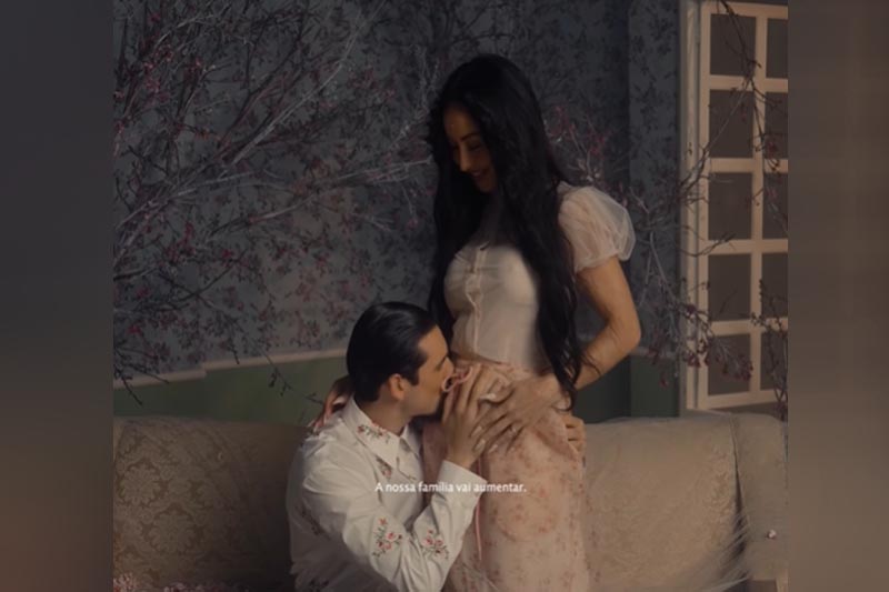 Nicolas Prattes com Sabrina Sato: anúncio do primeiro filho do casal (Imagem: Instagram/@sabrinasato/Reprodução)