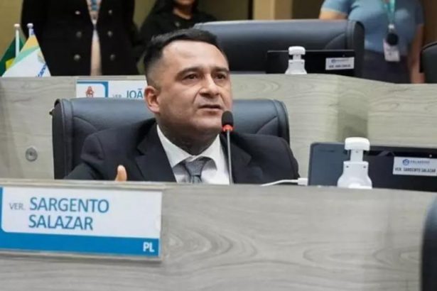 Vereador Sargento Salazar teve recurso negado em ação sobre homicídio (Foto: Rayssa Lima/Assessoria)