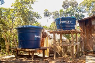 Programa viabiliza cisternas para garantir acesso a água potável em comunidades remotas da Amazônia (Foto: Yako Guerra/MDS)
