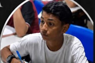 O estudante Kasseano Rodrigues Amaral, de 15 anos, não resistiu aos ferimentos e morreu no local do crime (Foto: WhatsApp/Reprodução)