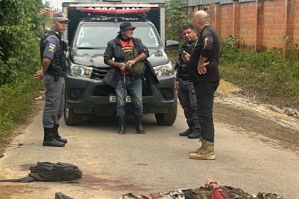 Elias Nascimento Bastos, 34 anos, conhecido como "Patinho", foi morto a tiros (Foto: WhatsApp/Reprodução)