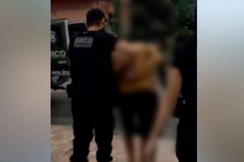 O suspeito é apontado como membro da alta hierarquia de uma organização criminosa com atuação no estado do Pará (Foto: WhatsApp/Reprodução)