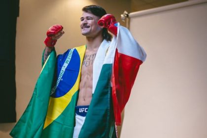 O brasileiro Diego Lopes começou o histórico UFC na Casa Branca com vitória (Foto: Facebook/Divulgação)