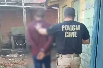 O homem de 34 anos foi preso pela Polícia Civil do Amazonas (Foto: WhatsApp/Reprodução)