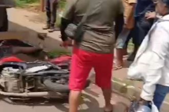 Keilison de Souza Leitão, 32, conhecido como "Kelinho", não resistiu aos ferimentos e morreu (Foto: WhatsApp/Reprodução)