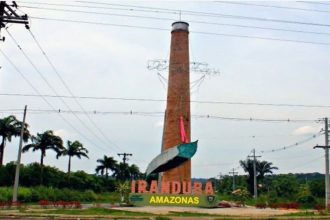 O caso aconteceu no município de Iranduba (situado a 27 km de Manaus) (Foto: Facebook/reprodução)