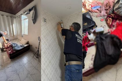 Segundo a delegada Mayara Magna, o cabo controlava toda a operação em casa alugada por ele (Foto: Divulgação/PCAM).