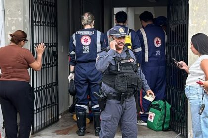 O auxiliar de manutenções Rafael Santos Souza, 42 anos, foi morto com golpe de faca que atingiu o coração (Foto: WhatsApp/Reprodução)