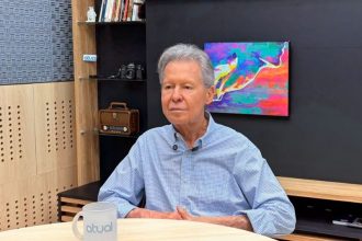 Arthur Virgílio Neto em entrevista ao ATUAL: desafio a adversários que o consideramn velho para a política (Foto: Murilo Rodrigues/AM ATUAL)