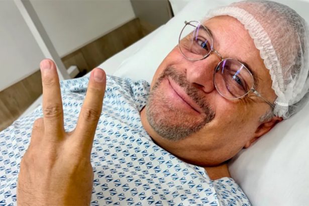 Ator Marcos Breda no hospital: décima cirurgia (Foto: Instagram/Reprodução)