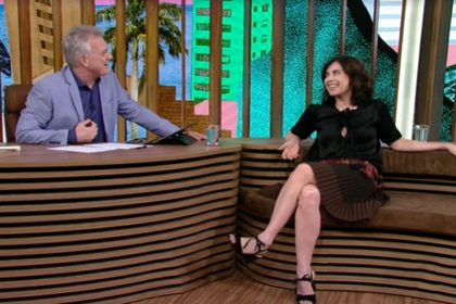 Pedro Bial e Fernanda Torres: revelação sobre romance (Imagem: Globoplay/YouTube/Reprodução)