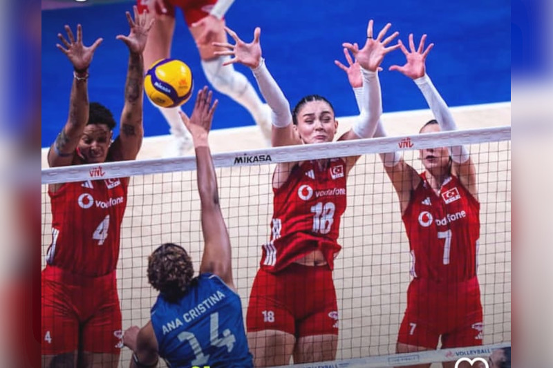 Brasil sofreu virada da Turquia na final da Liga das Nações de Vôlei (Imagem: GE/YouTube/Reprodução)