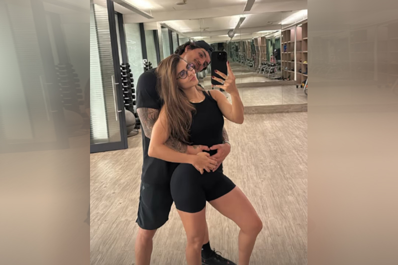 Gabriel Medina e Isabella Arantes: casamento oficializado (Foto: @gabrielmedina/Instagram/Reprodução)