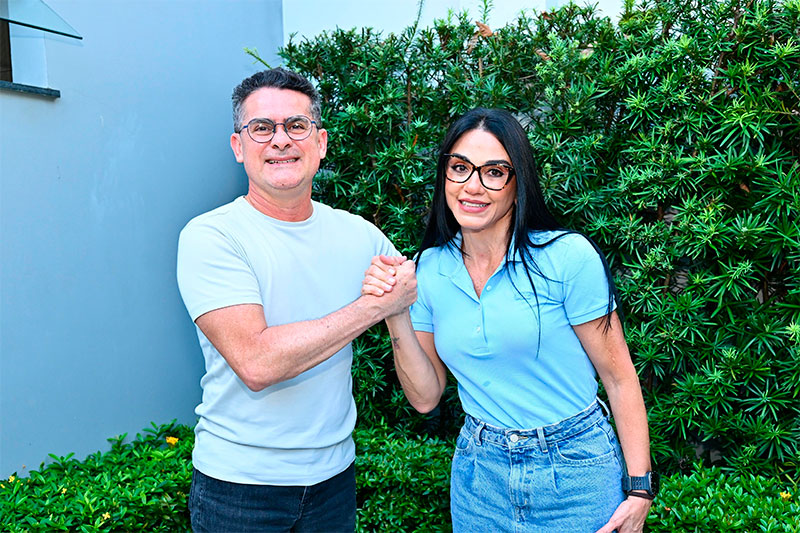 David Almeida e Shádia Fraxe