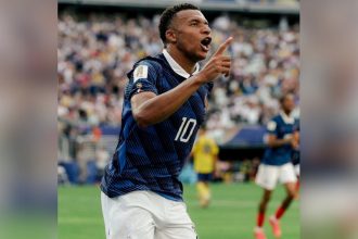 Kylian Mbappé marcou de pênalti o gol da vitória da França (Foto: Fifa World Cup Media/X)