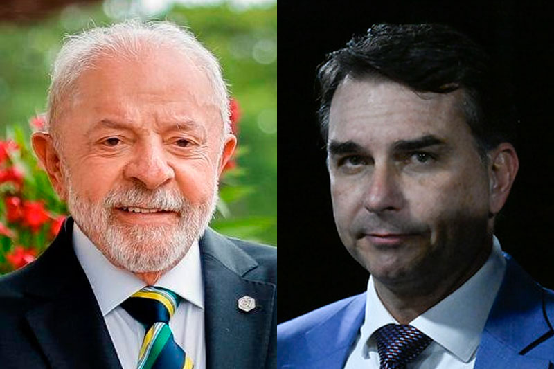 Lula x Flávio Bolsonaro