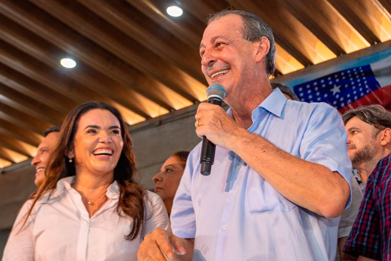 Omar Aziz e Alessandra Campêlo