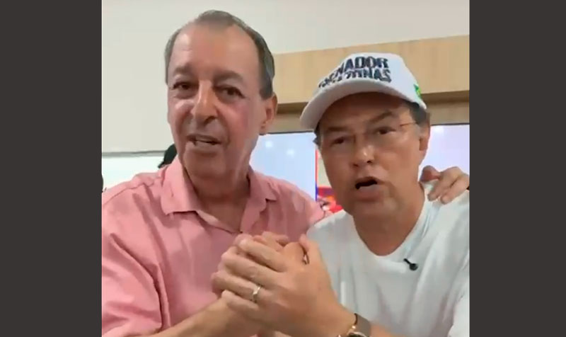 Omar Aziz e Eduardo Braga