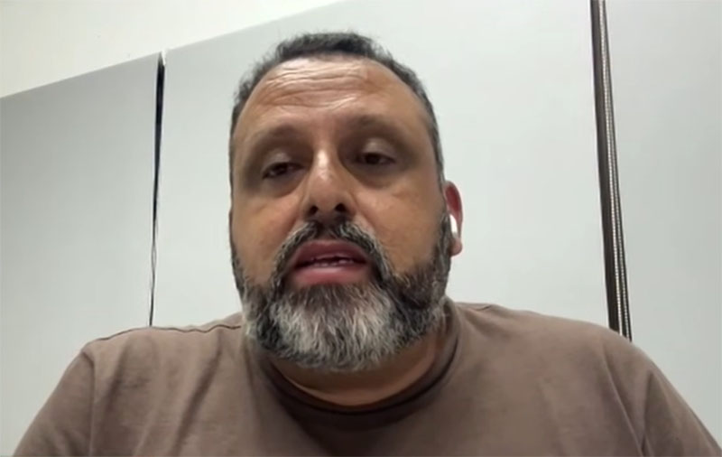 Wallace Landim anunciou greve dos caminhoneiros para pressionar votação da MP do frete (Imagem: CNN/YouTube/Reprodução)