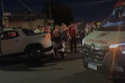 As vítimas foram socorridas e levadas para hospitais da capital (Foto: WhatsApp/reprodução)