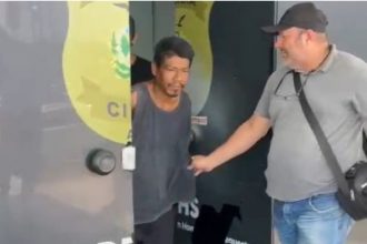 Carlos André Souza, conhecido como "Catuaba", de 39 anos, foi preso novamente pela Polícia Civil do Amazonas (Foto: WhatsApp/reprodução)