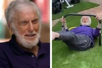 Ator Dick Van Dyke mostra rotina de exercícios físicos: em plena forma (Imagem: Facebook/Reprodução)