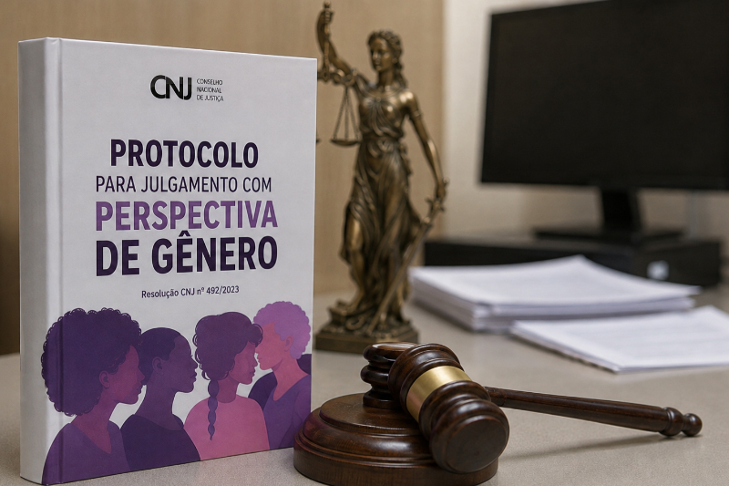 Protocolo de Gênero do CNJ amparou decisão judicial em Manaus (Imagem ilustrativa gerada por IA/Google)