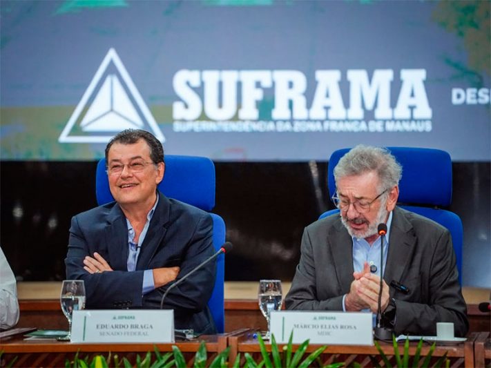 Eduardo Braga e Marcio Elias Rosa
