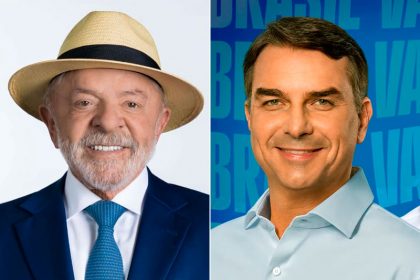 Lula e Flavio Bolsonaro