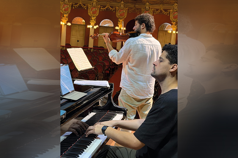 Ariel Sanches e Renan Branco apresentam obras da música clássica (Foto: Divulgação)