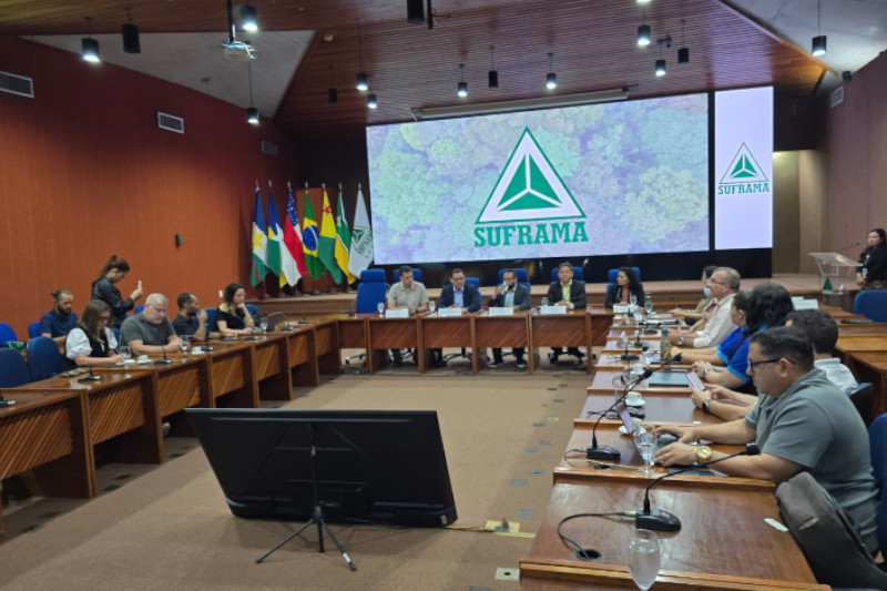 Evento na Suframa expôs vantagem do incentivo fiscal para desenvolver produtos da bioeconomia (Foto: Suframa/Divulgação)