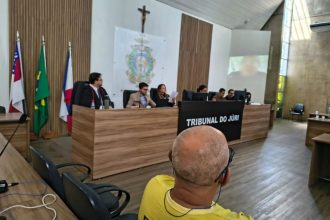 Julgamento de Francisco Farias da Silva (Foto: Carlos de Souza/TJAM)