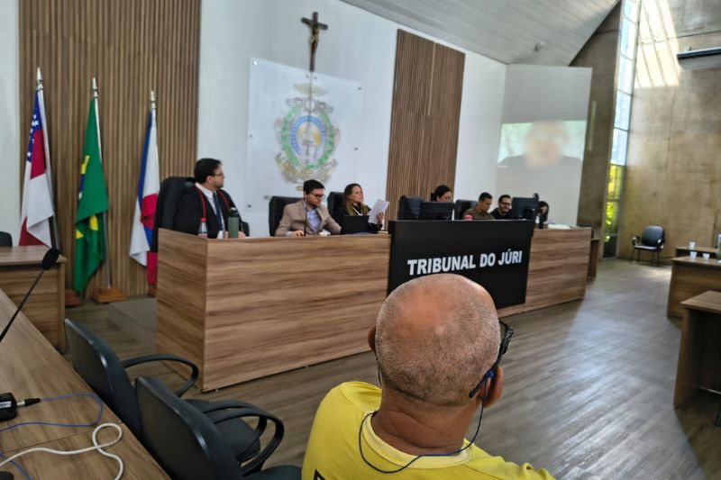 Julgamento de Francisco Farias da Silva (Foto: Carlos de Souza/TJAM)