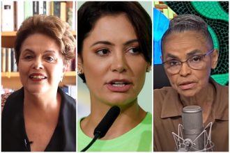 Dilma Rousseff, Michelle Bolsonaro e Marina Silva são as mais lembradas entre mulheres na política (Fotos: Divulgação)