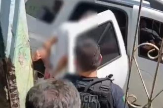 O professor de reforço escolar, de 36 anos, foi preso pela Polícia Civil do Amazonas (Foto: WhatsApp/reprodução)